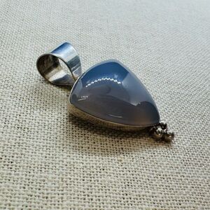 DTR Jay King Sterling Silver Chalcedony Pendant